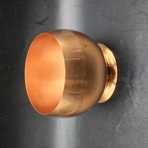 Vintage Coppercraft Guild Solid Copper Violet Bowl